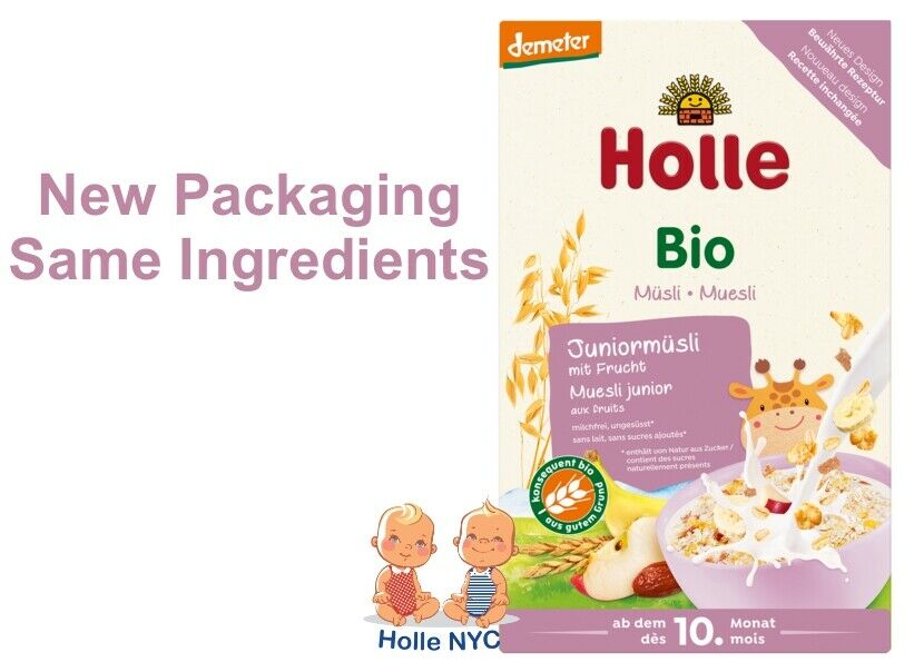 Holle Organic Junior Muesli Multigrain Porridge With Fruit 250g Free Shipping