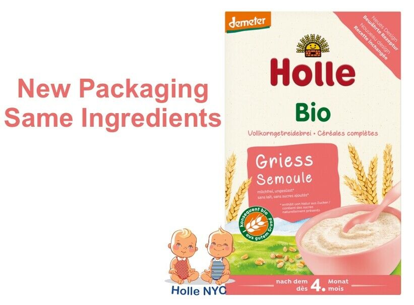 Holle Organic Semolina Porridge Cereal 250g Free Shipping