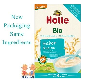 Holle Organic Rolled Oatmeal Porridge Baby Cereal 250g Free Shipping